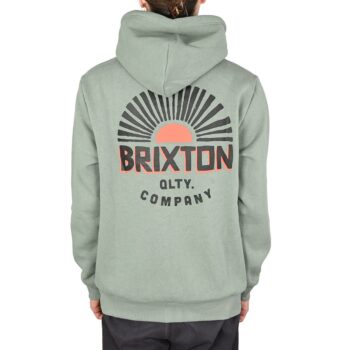 Brixton Rising Sun Pullover Hoodie - Chinois Green