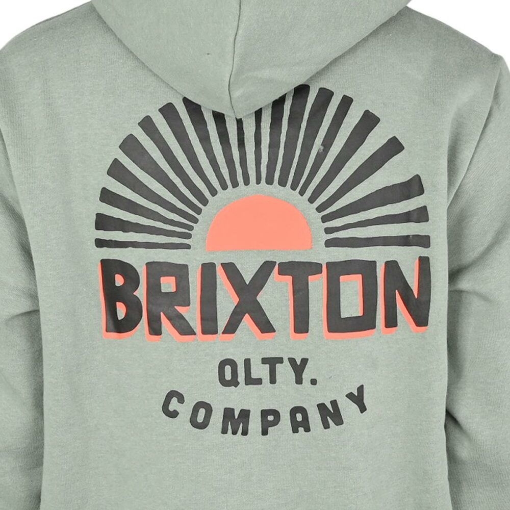 Brixton Rising Sun Pullover Hoodie - Chinois Green
