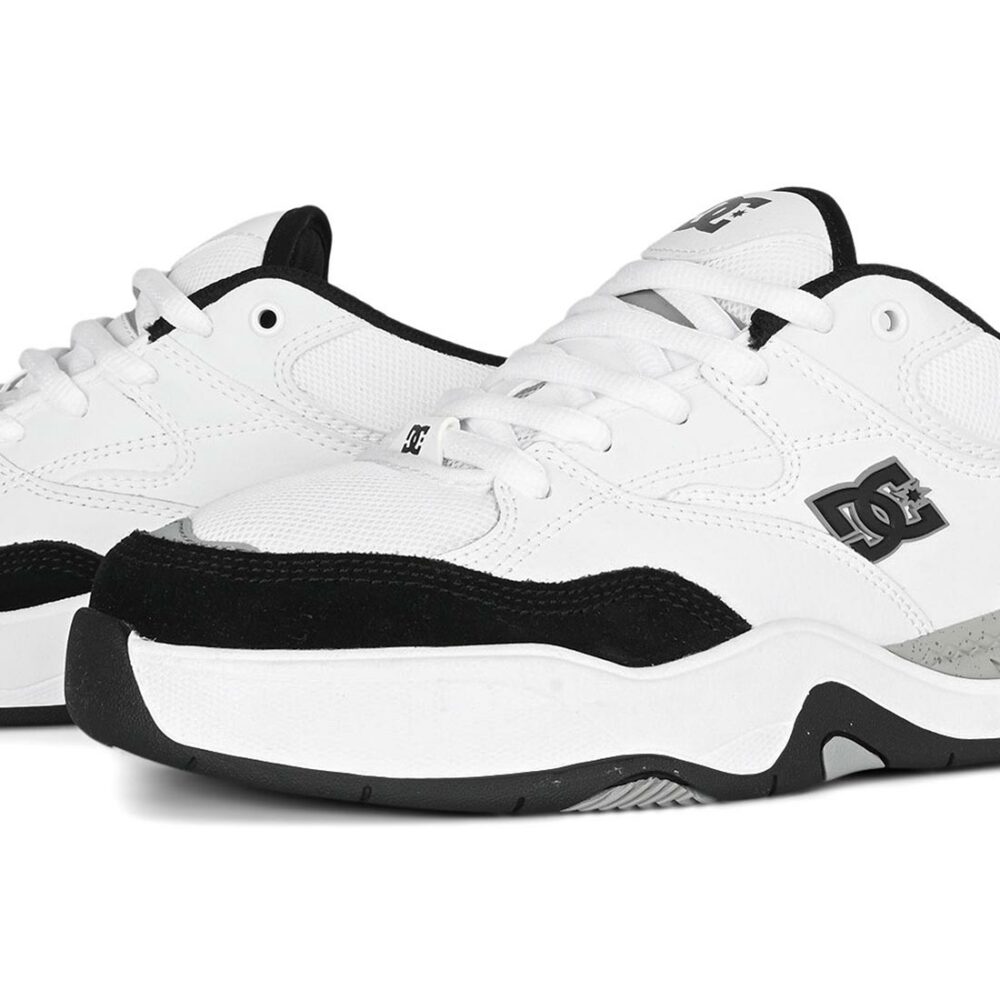 DC Ascend S Skate Shoes - White/Black/Black