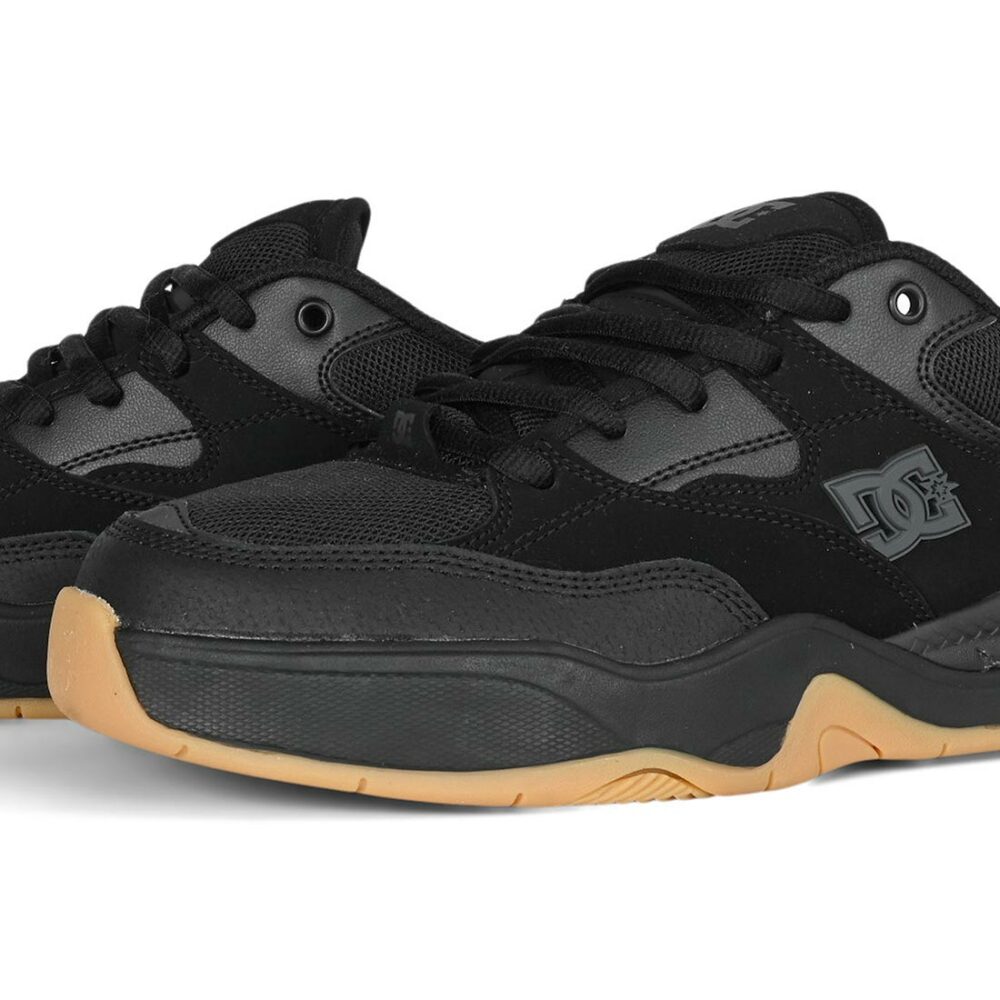 DC Ascend Skate Shoes - Black/Black/Gum
