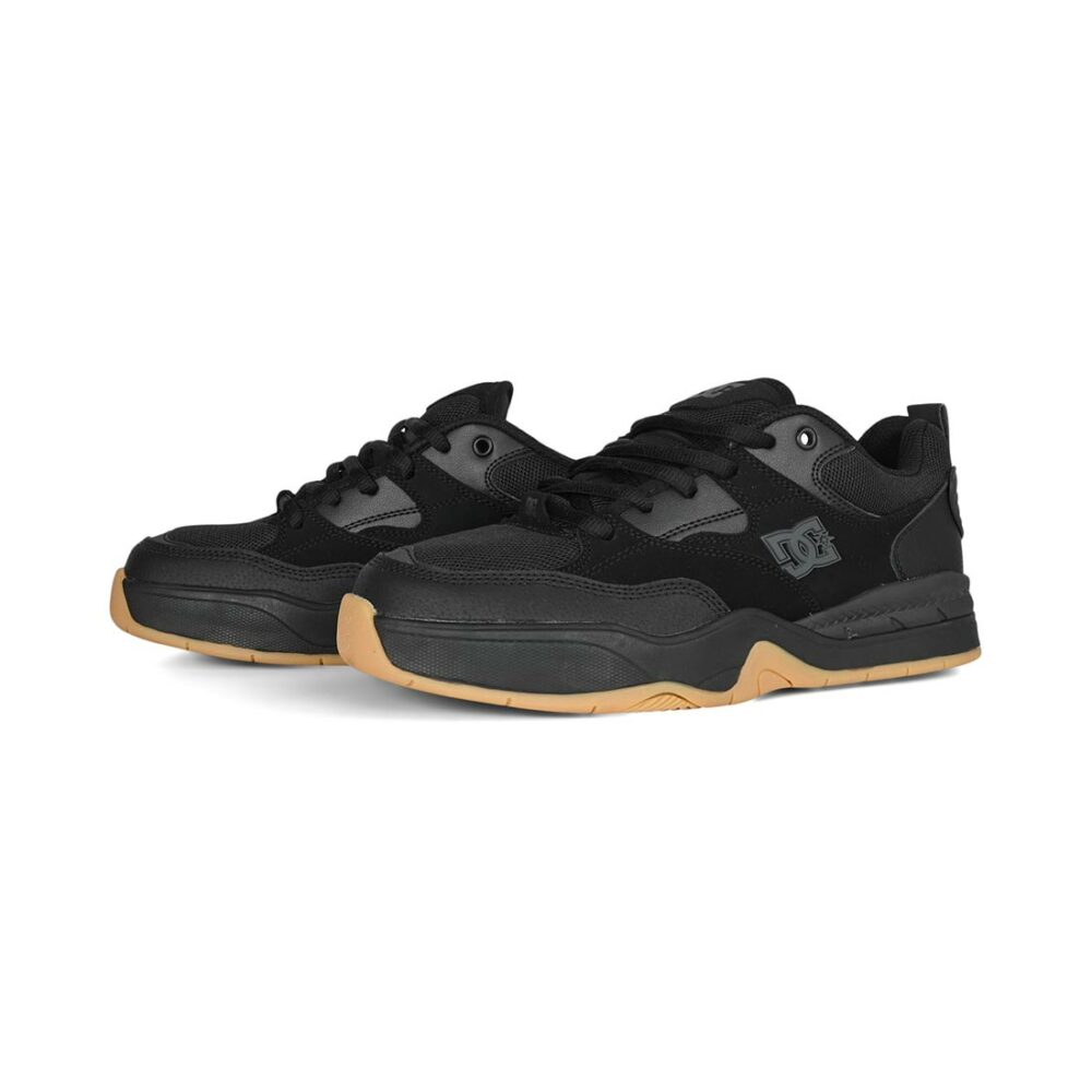 DC Ascend Skate Shoes - Black/Black/Gum