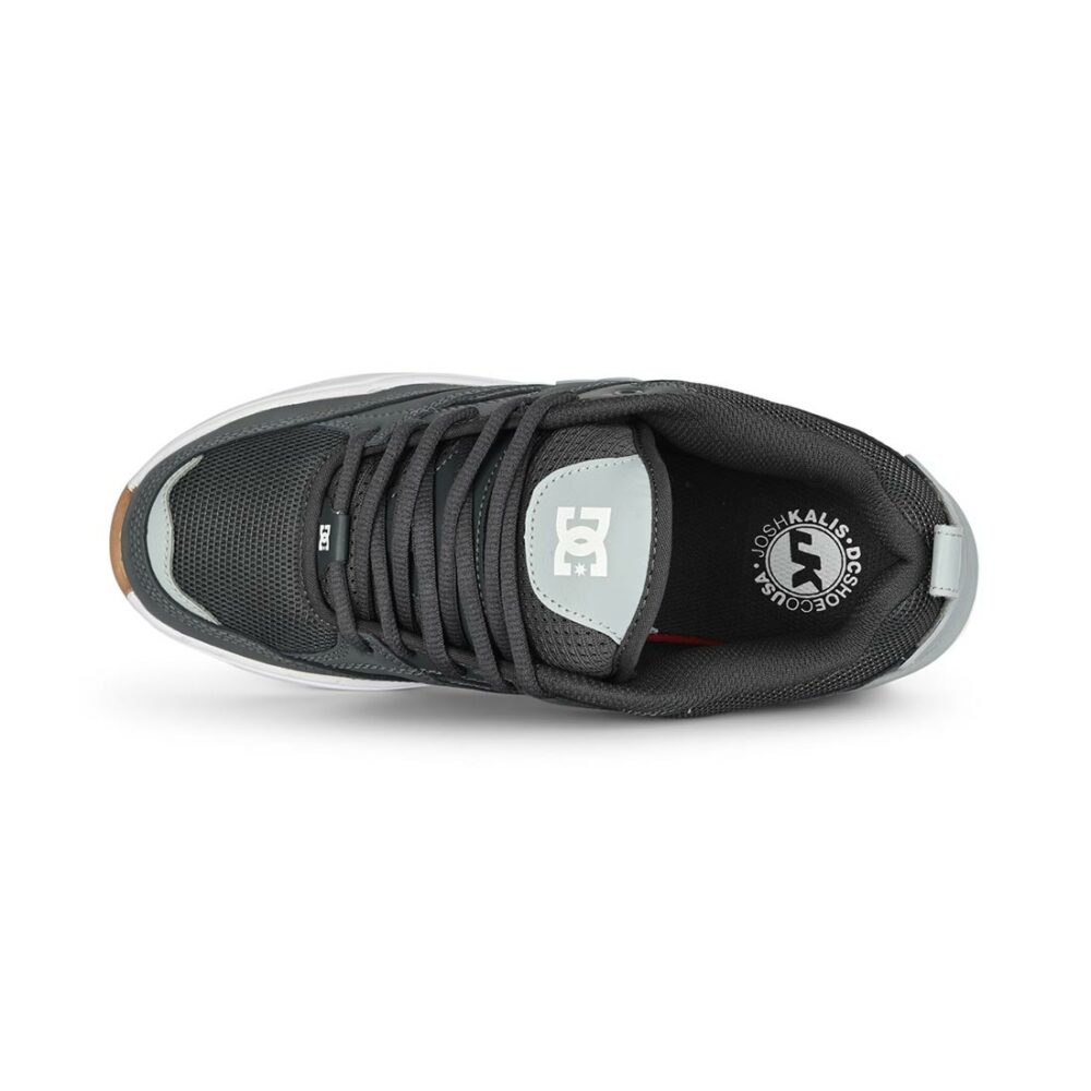 DC Ascend Skate Shoes - Dark Grey/White