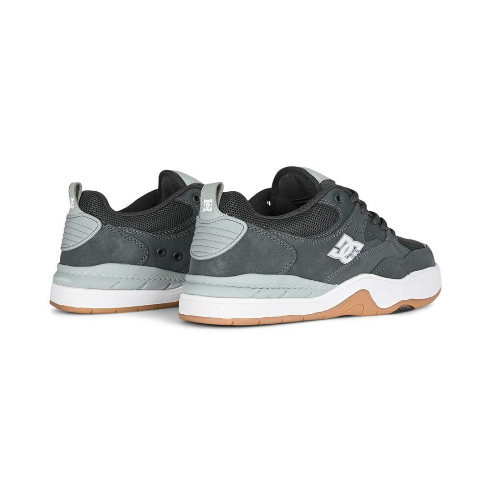 DC Ascend Skate Shoes - Dark Grey/White