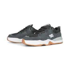 DC Ascend Skate Shoes - Dark Grey/White