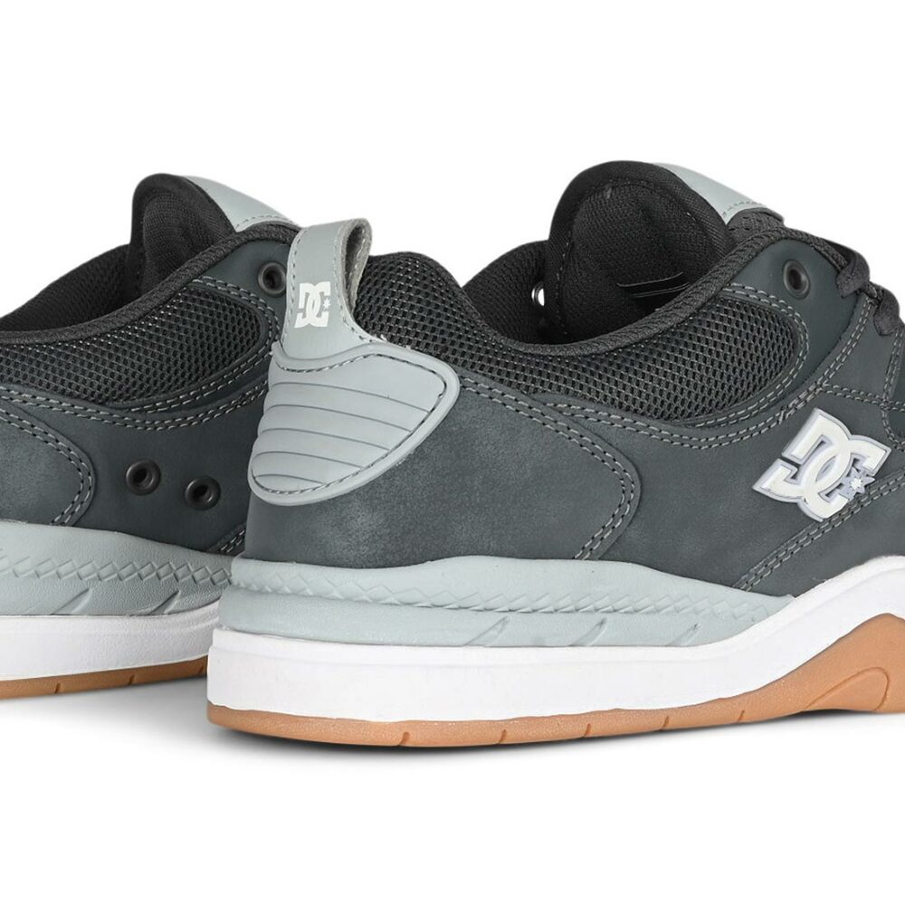 DC Ascend Skate Shoes - Dark Grey/White
