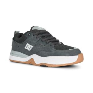DC Ascend Skate Shoes - Dark Grey/White