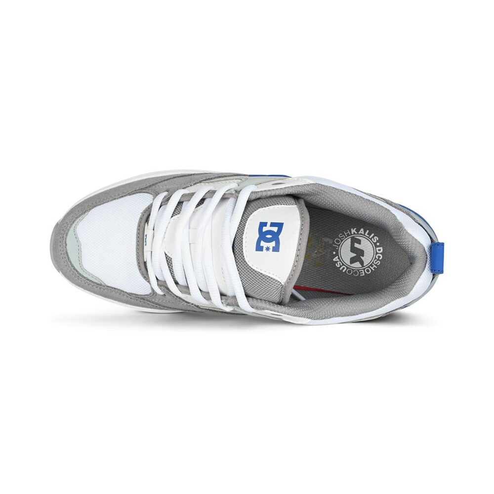 DC Ascend Skate Shoes - White/Grey/Blue