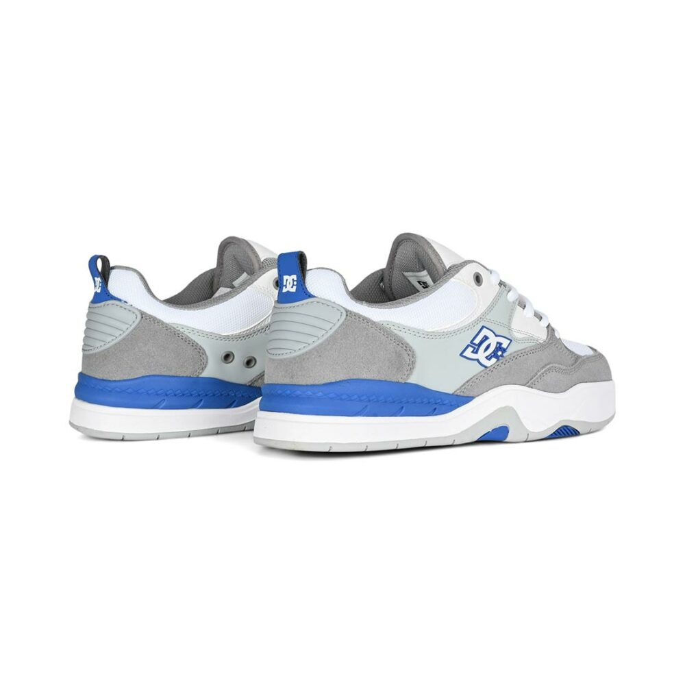 DC Ascend Skate Shoes - White/Grey/Blue