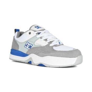DC Ascend Skate Shoes - White/Grey/Blue
