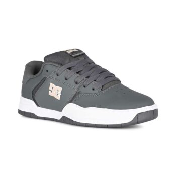 DC Central Low Top Skate Shoes - Grey/White/Grey