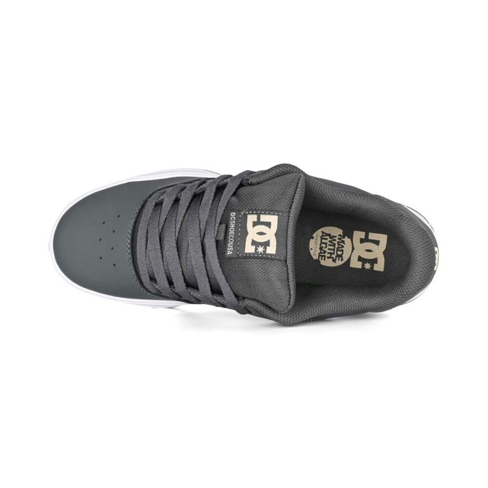 DC Central Low Top Skate Shoes - Grey/White/Grey