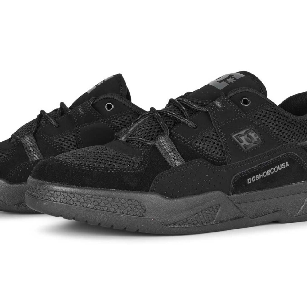 DC Construct Skate Shoes - Black/Black/Black