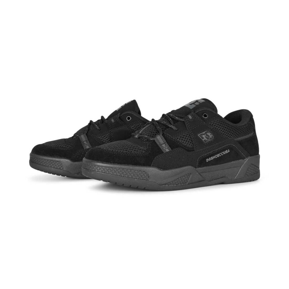 DC Construct Skate Shoes - Black/Black/Black