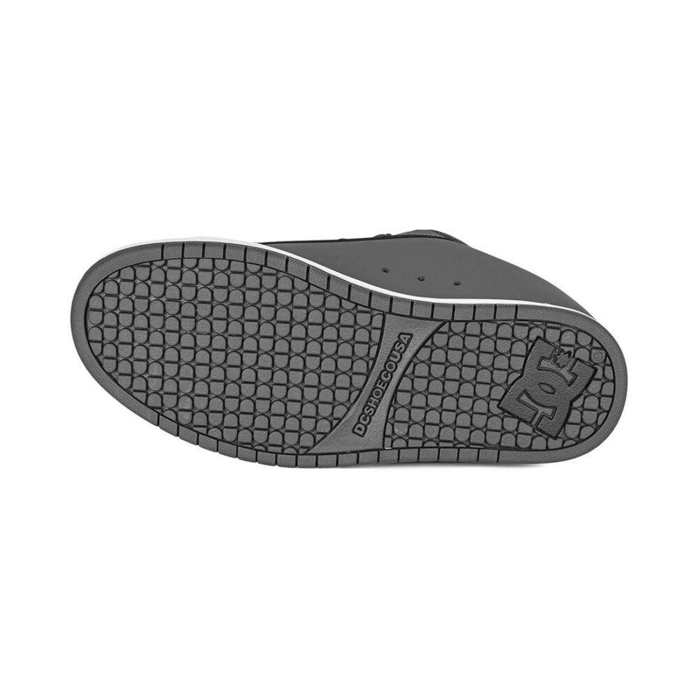 DC Court Graffik Skate Shoes - Dark Grey/Black/White