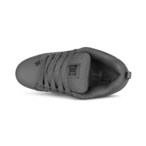 DC Court Graffik Skate Shoes - Dark Grey/Black/White