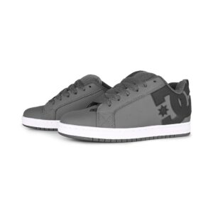 DC Court Graffik Skate Shoes - Dark Grey/Black/White