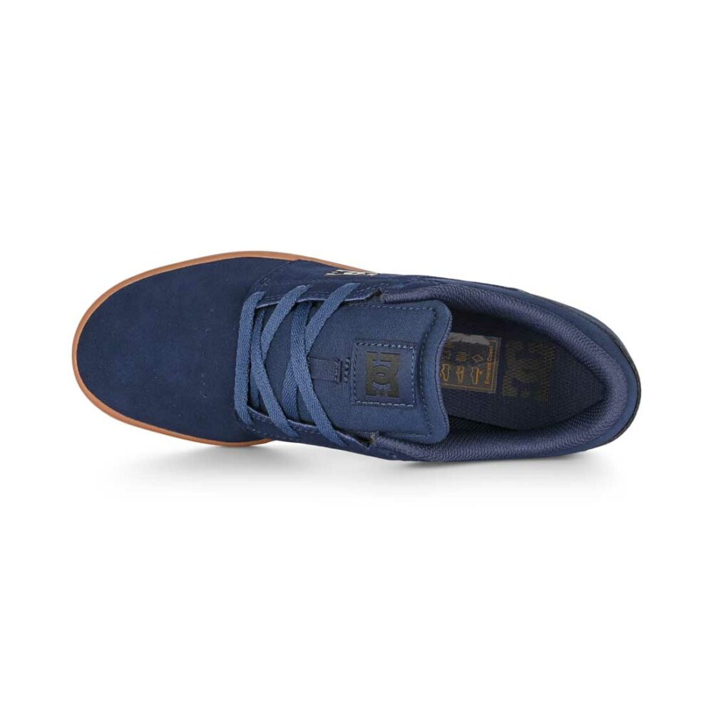 DC Crisis 2 Low Top Skate Shoes - DC Navy/Gum