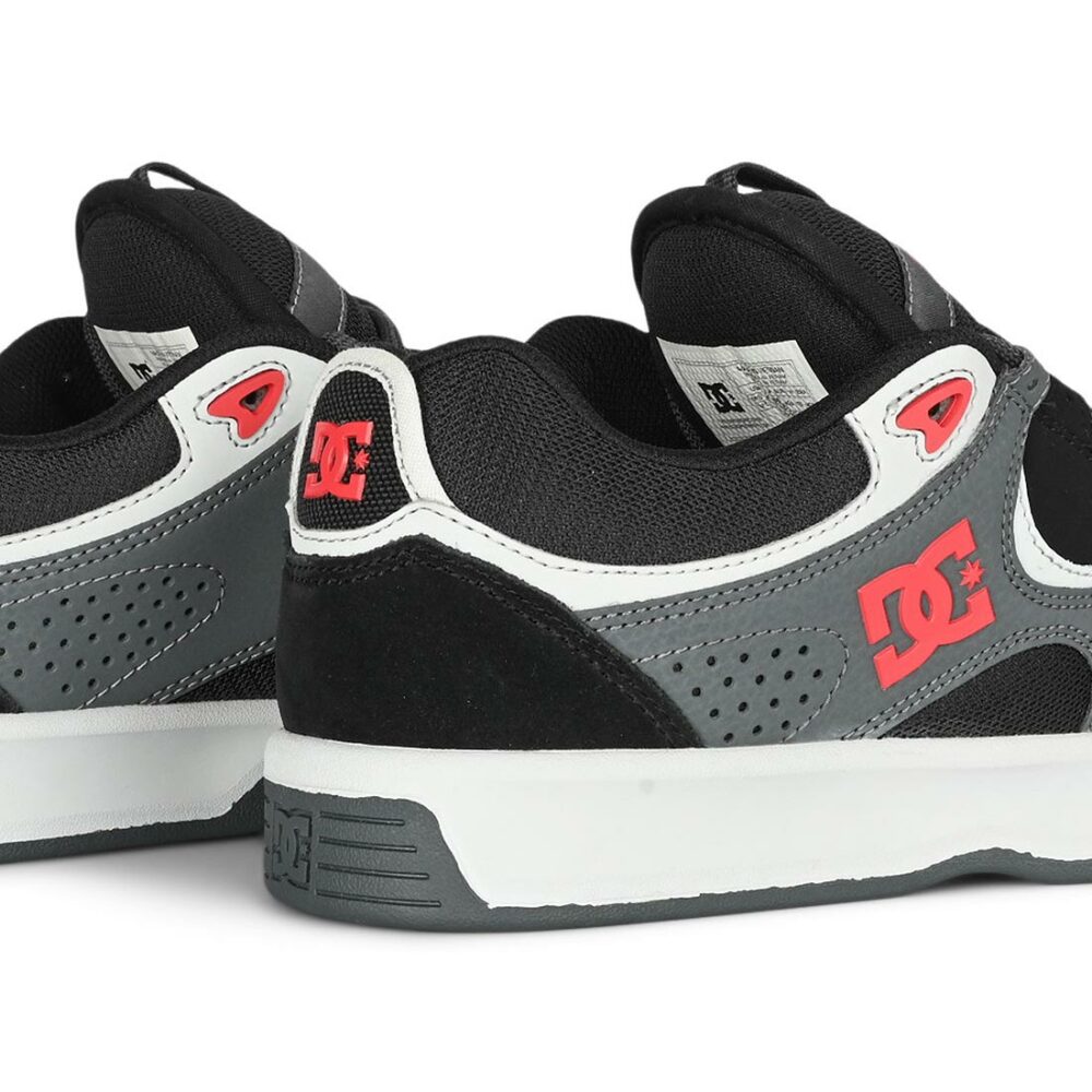 DC Kalynx Zero Skate Shoes - Black/Grey/Red