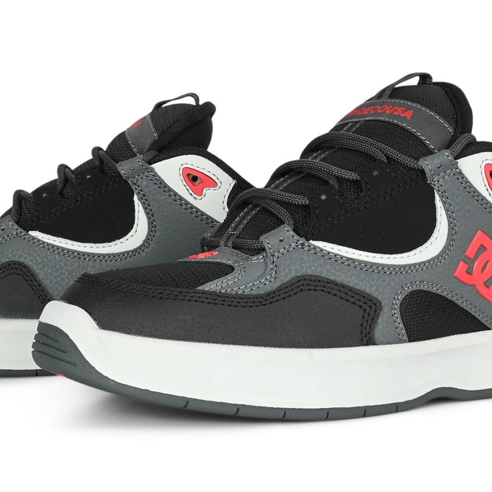 DC Kalynx Zero Skate Shoes - Black/Grey/Red