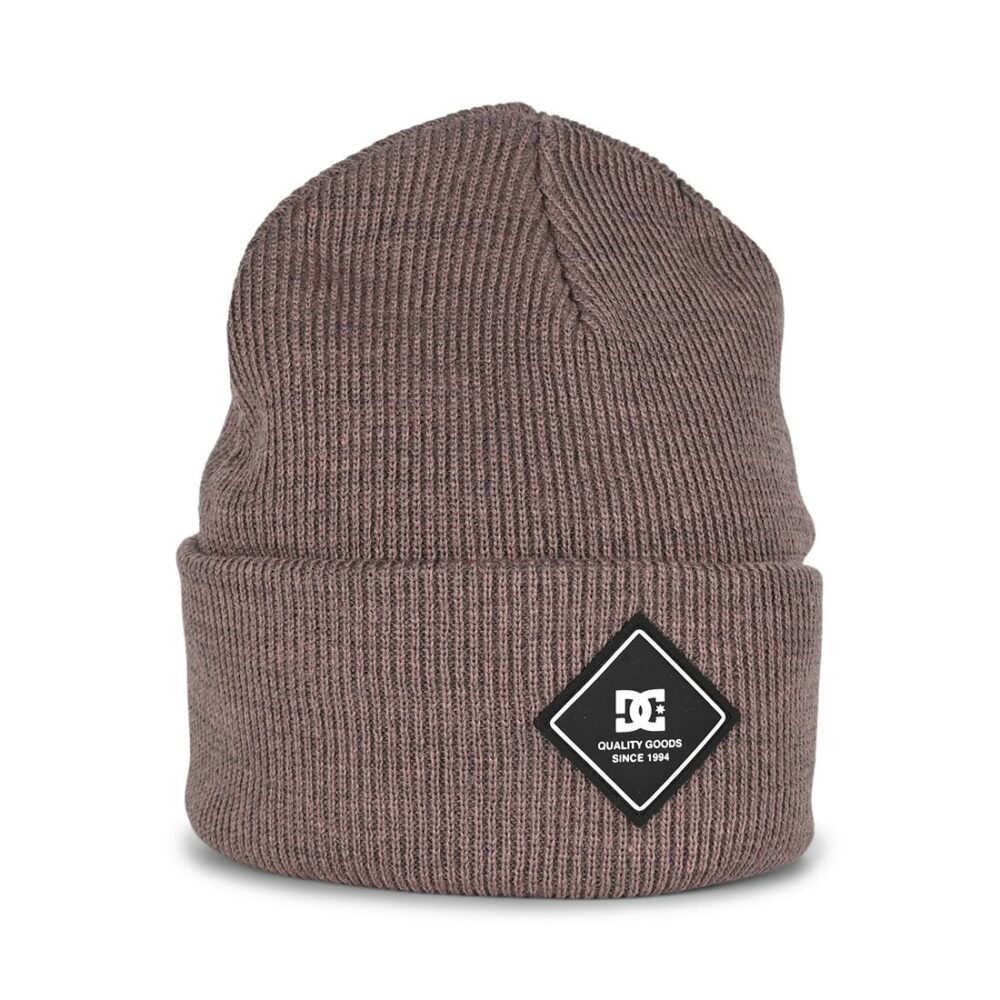 DC Label Beanie Hat - Plum Truffle