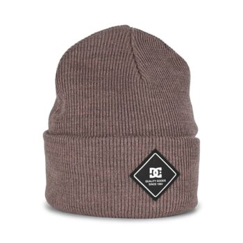 DC Label Beanie Hat - Plum Truffle