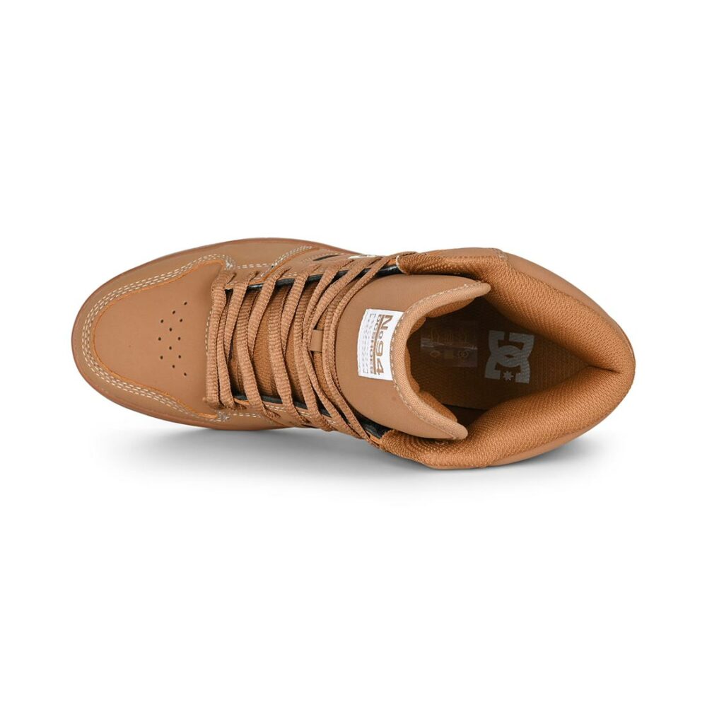 DC Manteca 4 High-Top LX Skate Shoes - Brown/Brown/White