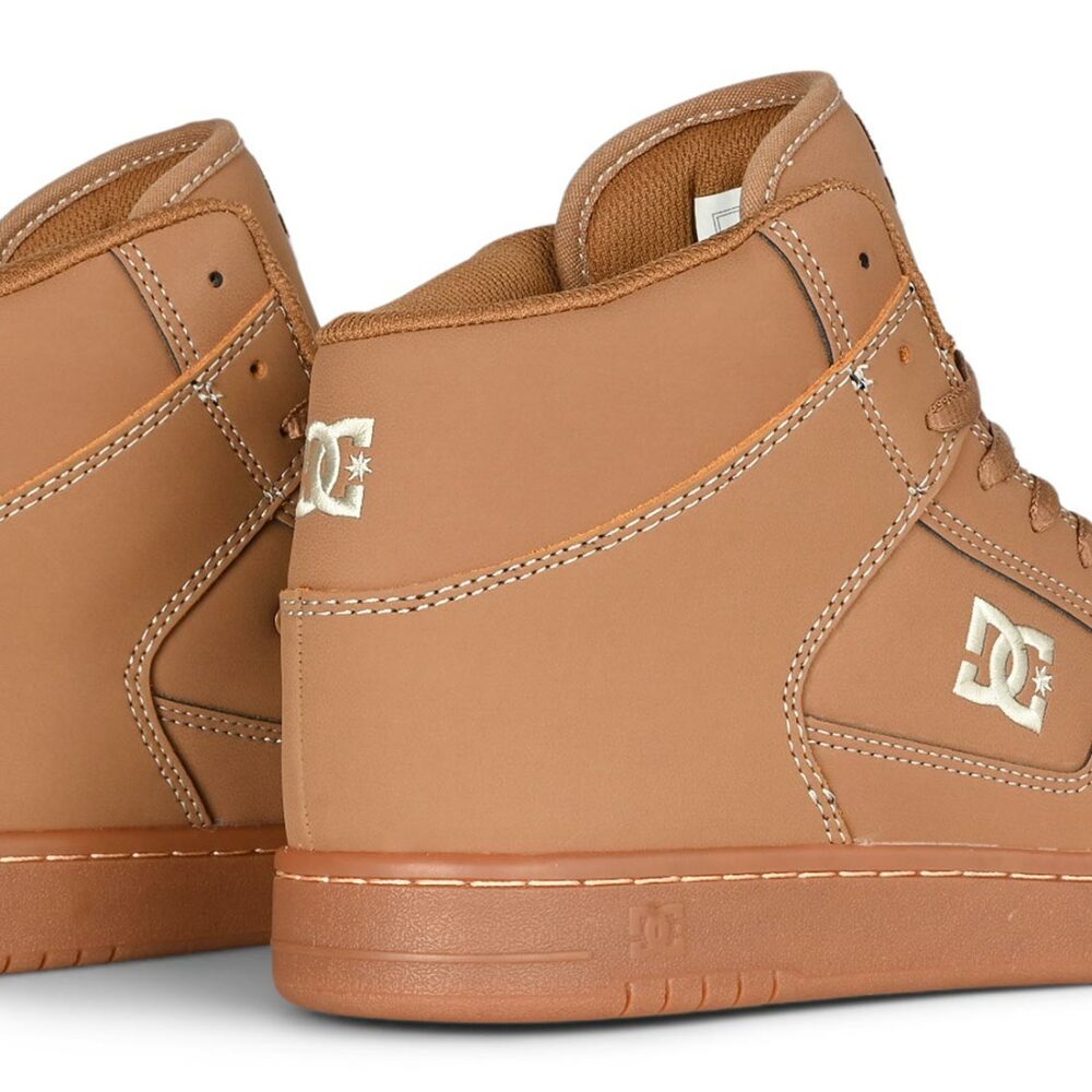 DC Manteca 4 High-Top LX Skate Shoes - Brown/Brown/White