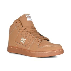DC Manteca 4 High-Top LX Skate Shoes - Brown/Brown/White