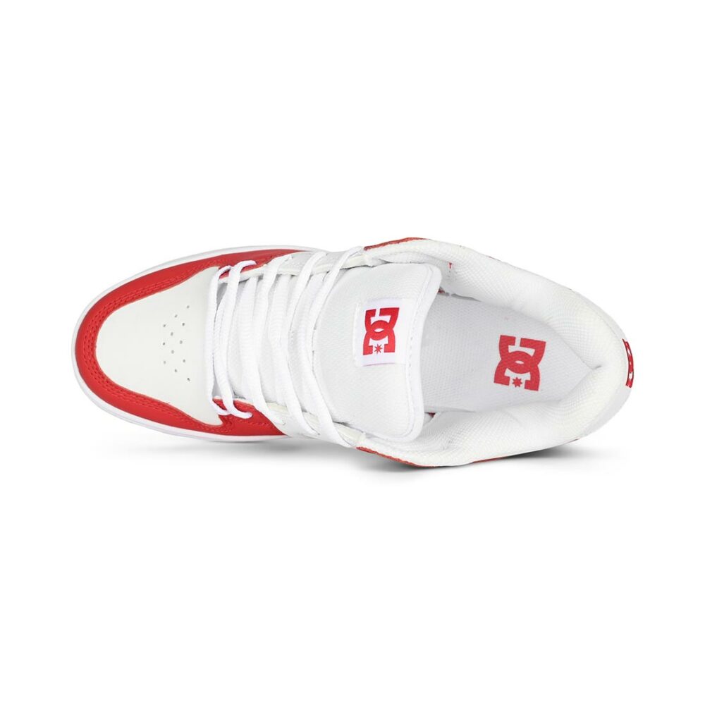 DC Manteca 4 Skate Shoes – White/Red