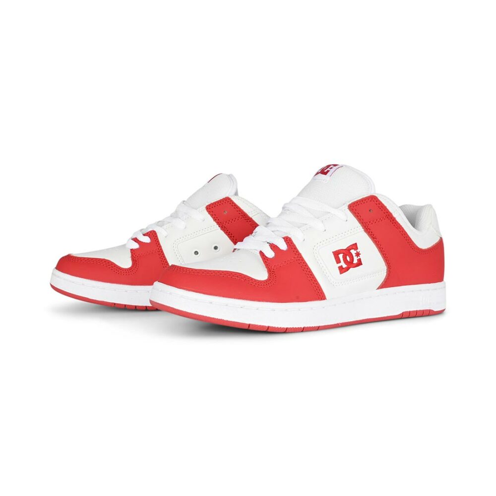 DC Manteca 4 Skate Shoes – White/Red