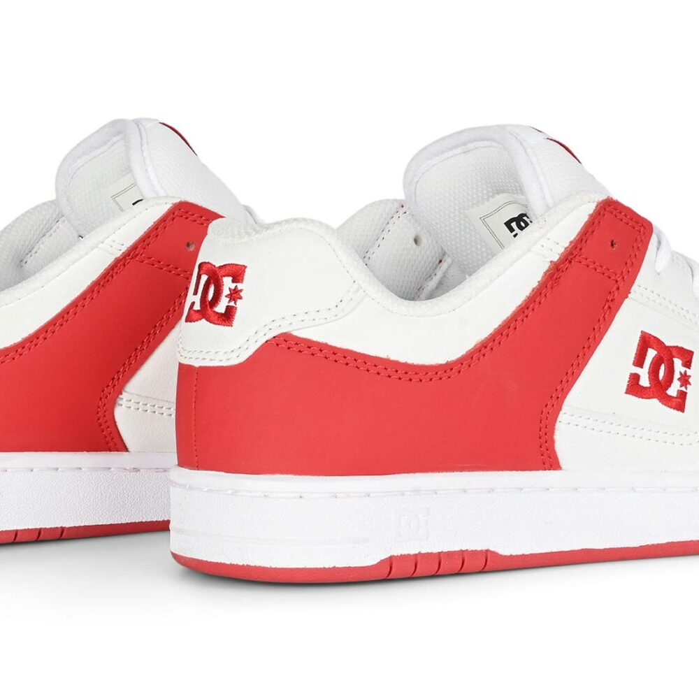 DC Manteca 4 Skate Shoes – White/Red
