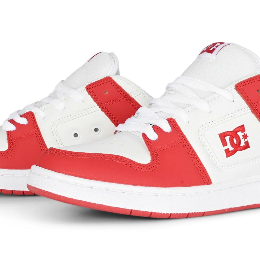 DC Manteca 4 Skate Shoes – White/Red