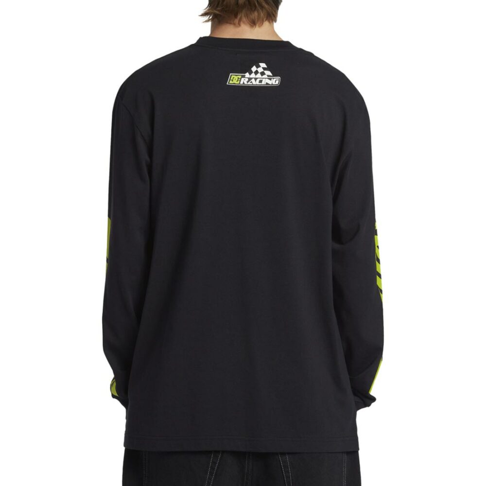 DC Burnout L/S Jersey T-Shirt - Lime Green