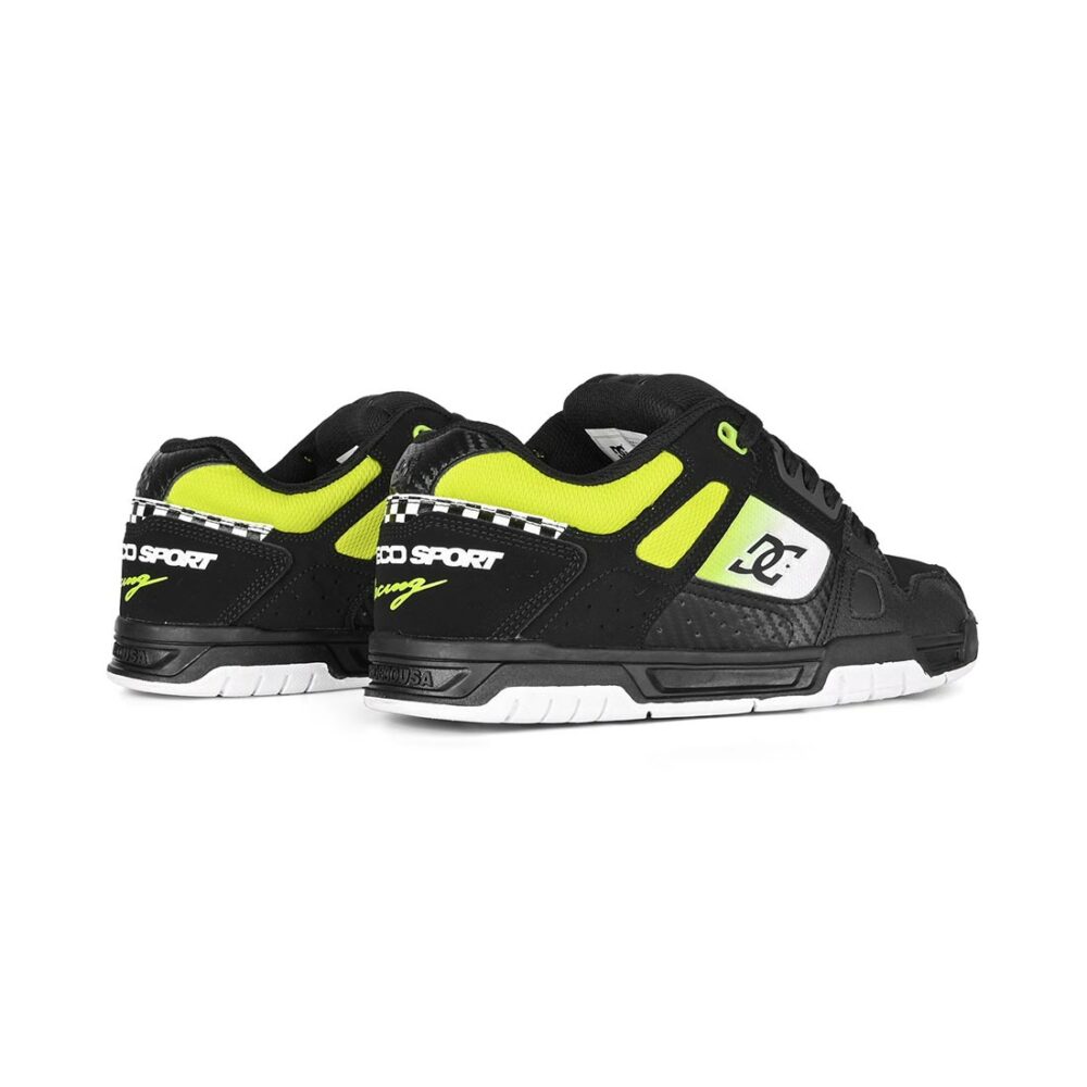 DC Stag SE Skate Shoes - Black/Green/White