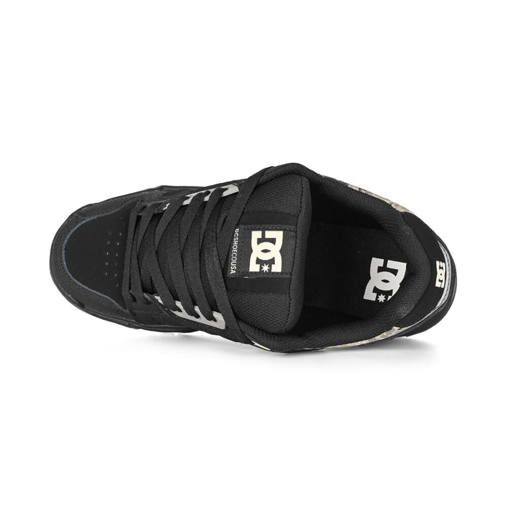 DC Stag Skate Shoes - Black/Grey/Brown