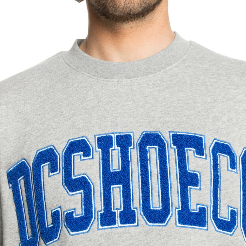 DC Varsity Crew Sweater - Heather Grey