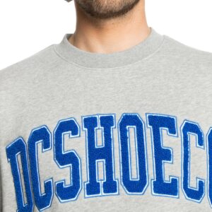DC Varsity Crew Sweater - Heather Grey