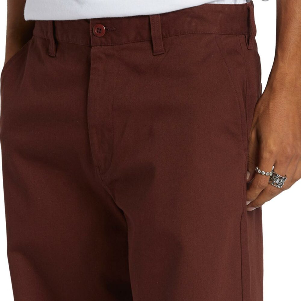DC Worker Baggy Chino Pants - Chocolate