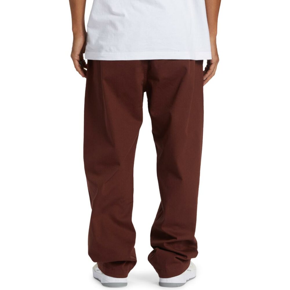 DC Worker Baggy Chino Pants - Chocolate