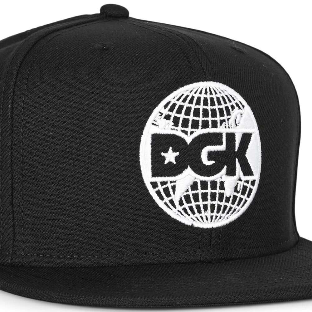 DGK World Snapback Cap - Black