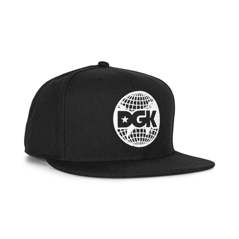 DGK World Snapback Cap - Black