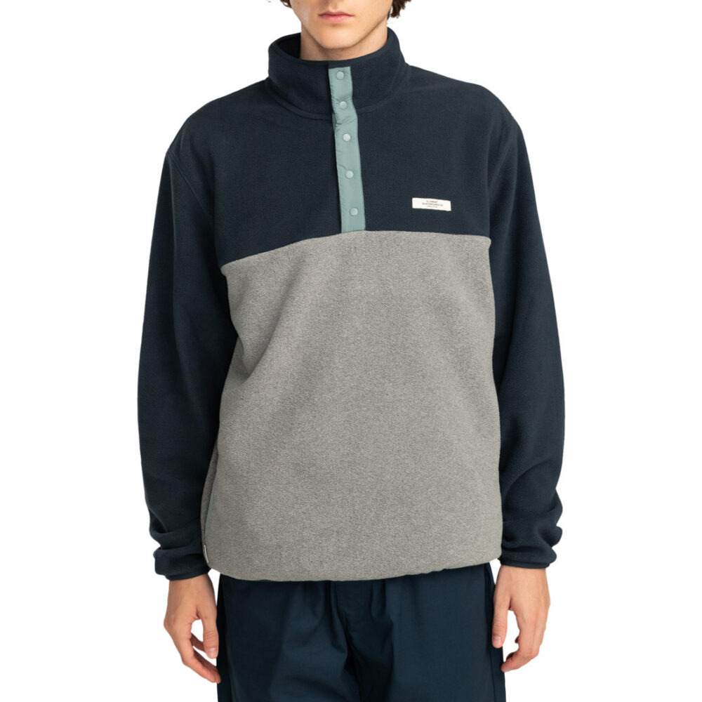 Element Abenaki Polar Pullover Fleece - Stone Heather