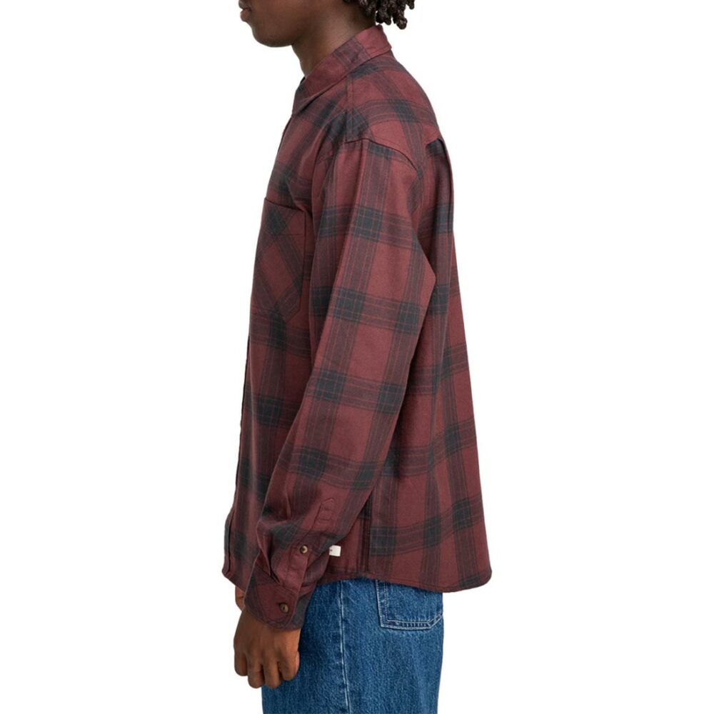 Element Compass Flannel L/S Shirt - Decadent Chocolate Plaid
