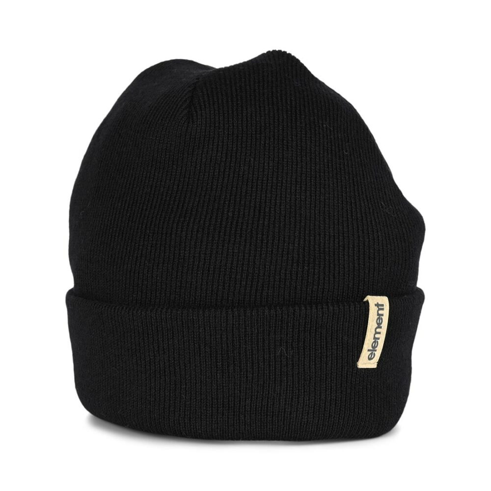 Element Dusk Low Merino Beanie Hat - Flint Black
