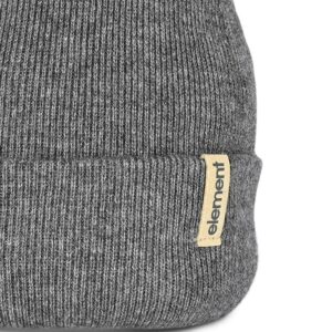 Element Dusk Low Merino Beanie Hat - Stone Heather