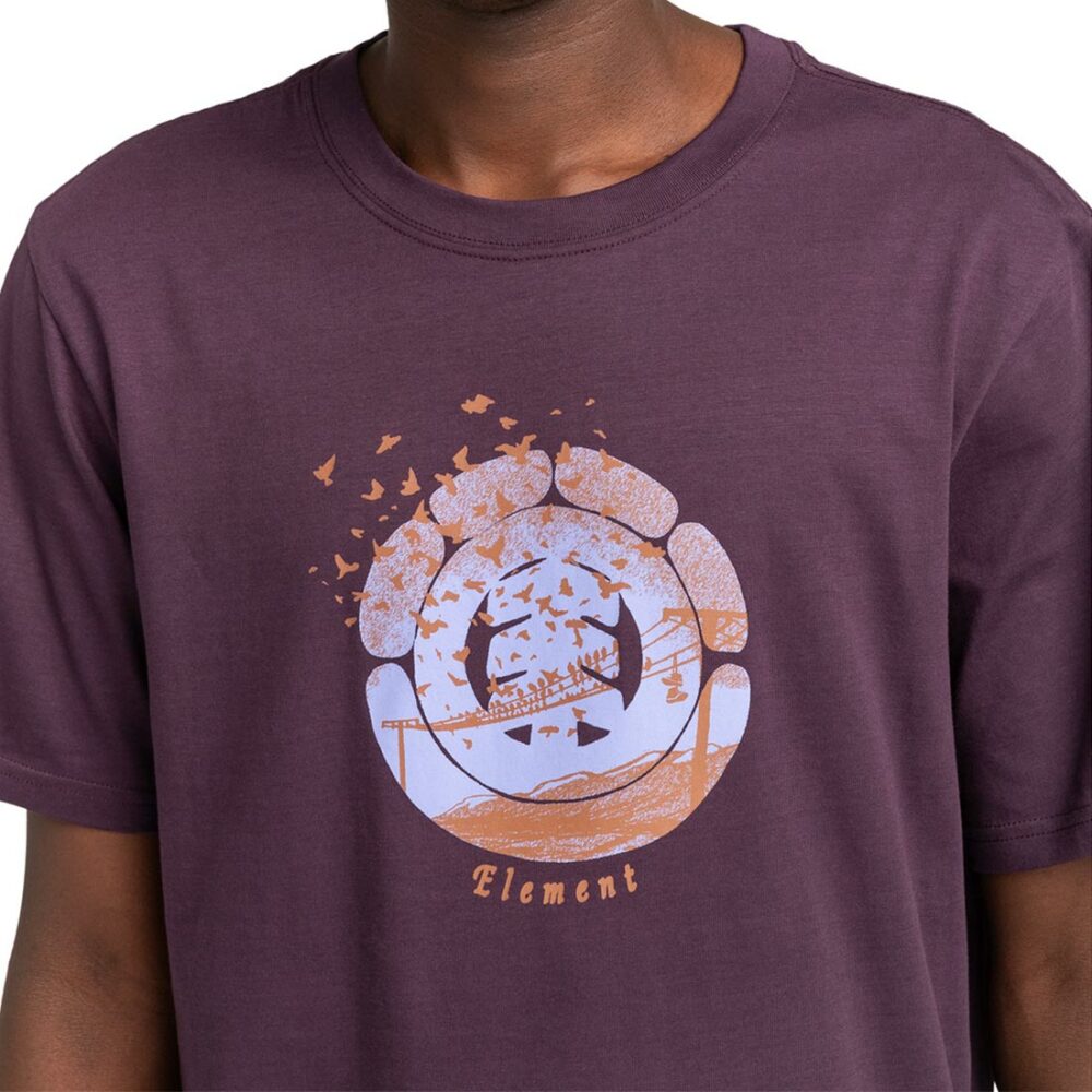 Element Flock S/S T-Shirt - Plum Perfect