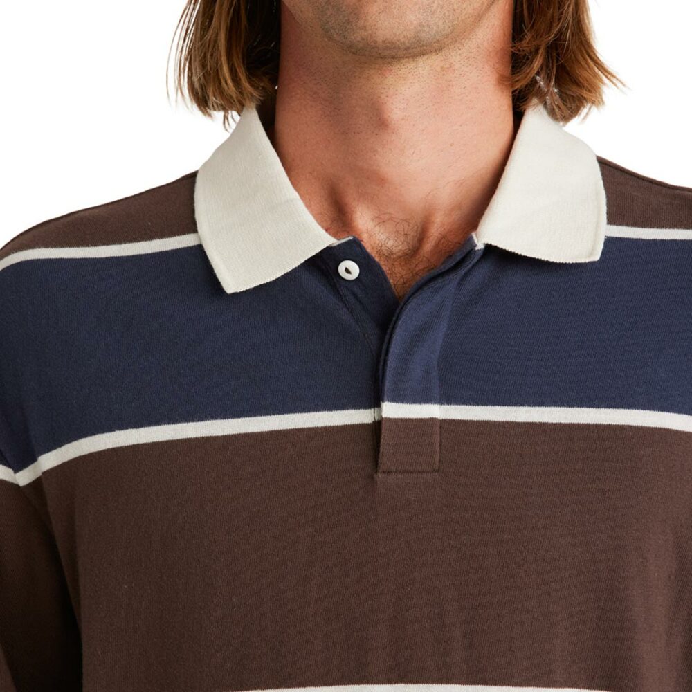 Element Splengler Long-Sleeved Polo T-Shirt - Bracken