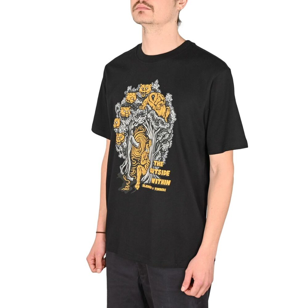 Element x Timber The Portal S/S T-Shirt - Flint Black