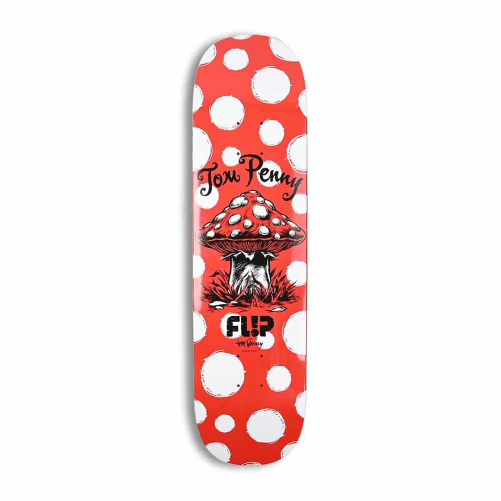 Flip Tom Penny Dots 8.125" Skateboard Deck - Red