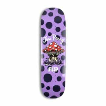 Flip Tom Penny Dots 8.375" Skateboard Deck - Purple